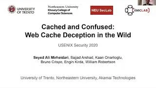 Thumbnail: Cached and Confused: Web Cache Deception in the Wild