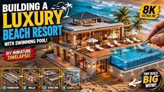 Thumbnail: I Built a Luxury Miniature Beach Resort With an Infinity Pool! 🏝️ | Satisfying DIY Timelapse (8K)