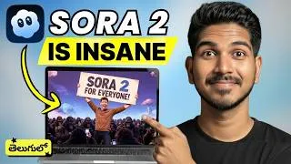 Thumbnail: How to Get SORA 2 Invite Codes | Full Guide + Make Money with AI Videos | Telugu