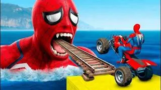 Thumbnail: الرجل العنكبوت انقاذ باتمان Spider-Man Rescue batman vs iron man vs venom funny Game GTA 5 superher