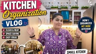 Thumbnail: Kitchen Organization Vlog | How I organized my mini Kitchen in Budget | Budget friendly kitchen Tips