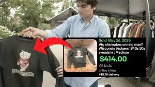Thumbnail: i spent $1000 on true vintage sweatshirts at this yard sale!