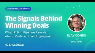Thumbnail: The Signals Behind Winning Deals | What $1B in Pipeline Reveals About Modern Buyer Engagement