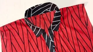 Thumbnail: Coat collar neck cutting and stitching | collar neck cutting and stitching | coat collar neck design