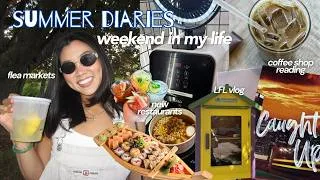 Thumbnail: SUMMER VLOG: weekend in my life (flea markets, LFL hunting, reading and more!) 🍜📖☕️