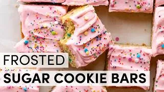 Thumbnail: Frosted Sugar Cookie Bars | Sally's Baking
