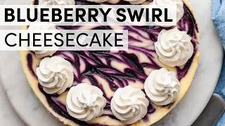 Thumbnail: Blueberry Swirl Cheesecake | Sally's Baking