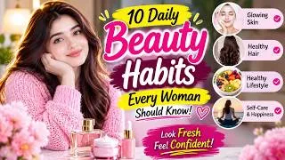Thumbnail: 10 Daily Beauty Habits Every Woman Should Know | Healthy Skin, Self-Care & Lifestyle Tips