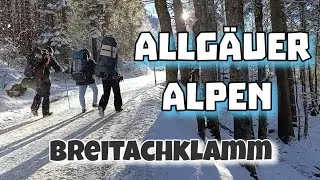 Thumbnail: 🥶 Winter adventure in the wild Allgäu Alps 🏔️ + Breitachklamm Gorge ✨ Зимовий похід у дикі Альпи 🏔️