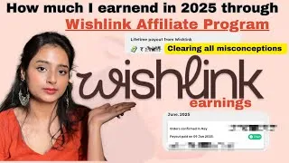 Thumbnail: How Much I Earned From Wishlink in 2025 | Truth About Affiliate Income