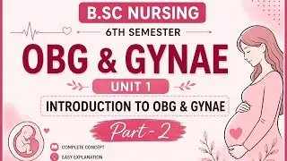 Thumbnail: Unit -  Introduction to Midwifery | Part 2 | OBG & Gynae | B.Sc Nursing 6 Sem 🩺📚