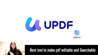 Thumbnail: How to Make PDFs Editable & Searchable in Seconds with UPDF AI #updf 