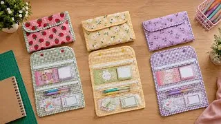 Thumbnail: This Organizer Keeps Everything in One Place! Easy DIY with Clear Zipper Pockets ✨