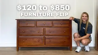 Thumbnail: $120 to $850 Furniture Flip!