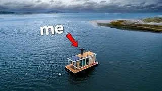 Thumbnail: Stormy Solo Overnight on Homemade Houseboat