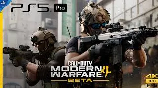 Thumbnail: PS5 PRO: COD MW4 - BETA - Multiplayer M4 Tactical GamePlay - 4K 120 FPS