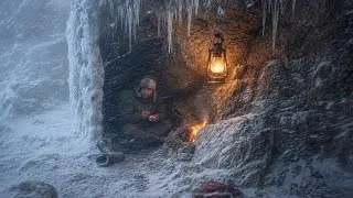 Thumbnail: Caught in a Winter Blizzard & Extreme Cold | Building a Strong, Safe & Cozy Snow Shelter (ASMR)