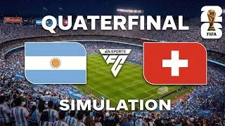 Thumbnail: Argentina VS Switzerland | Quaterfinal - Simulation | EA FC26 - Gameplay