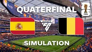 Thumbnail: Spain VS Belgium - Lamine Yamal Hatrick?! | Quaterfinal - Simulation | EA FC26 - Gameplay