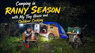 Thumbnail: Camping in RAINY Season with My Tiny House and Outdoor Cooking!