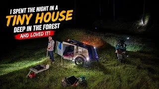 Thumbnail: I Spent the Night in TINY House Deep in the Forest and Loved It!