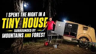 Thumbnail: I Spent the Night in a TINY House Surrounded by Mountains and Forest!