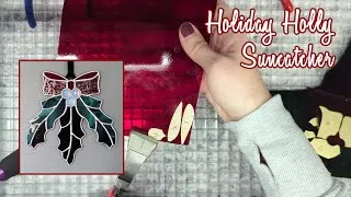 Thumbnail: TUTORIAL - Stained Glass Holiday Holly