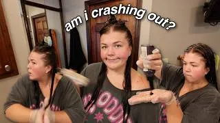 Thumbnail: IMPULSIVELY DYING MY HAIR AT HOME *oh and I shaved my face*