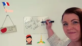 Thumbnail: ASMR French - LoFi Teaching you the days of the week | Teacher, soft-spoken
