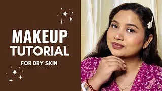 Thumbnail: Dry Skin Makeup Tutorial for Summer 💧 | Flawless Dewy Look (No Patchy Makeup)