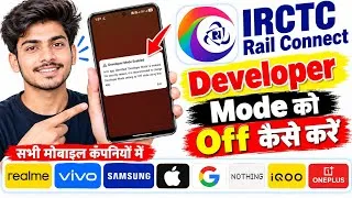 Thumbnail: Irtc Devloper Options || Irtc App Devloper Mode Enabled Problem Solution || Devloper Mode Appo Vivo