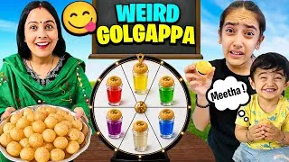 Thumbnail: GOLGAPPA CHALLENGE - Mystery Wheel🔥| Weird vs Normal🤯| Crazy Reactions!😅 @SamayraNarulaOfficial