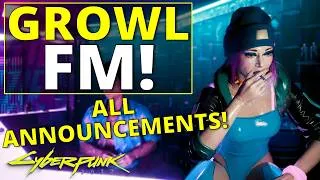Thumbnail: Growl FM - All Announcements from Ash in Cyberpunk 2077