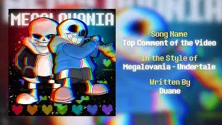 Thumbnail: a song like megalovania - (top comment chooses name)