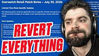 Thumbnail: New Overwatch 6v6 Patch Notes Change Everything! - Massive Buffs and Nerfs to Tanks, DPS and Support