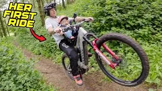 Thumbnail: MY 9 MONTH OLD BABY'S FIRST MTB RIDE - WARNING EXTREMELY WHOLESOME CONTENT!