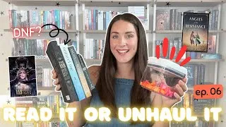 Thumbnail: Read It Or Unhaul It| trying to read all the books on my physical tbr! 