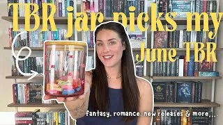 Thumbnail: tbr prompt jar chooses my monthly reads| JUNE TBR 📚🌺