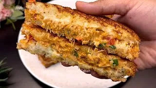 Thumbnail: Crispy Chicken Melt Sandwich Recipe | Easy And Delicious Chicken Sandwich | 