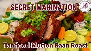 Thumbnail: Tandoori Mutton Raan Roast Oven Me Ghar Pe Tandoor Jaisa Taste| Secret Marination