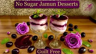 Thumbnail: No Sugar Jamun Dessert  | Guilt Free, Weight Loss | No Bake, Diabetic Friendly 