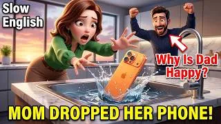 Thumbnail: A Broken Phone Saved Our Family! | Easy English Listening for Beginners | (A2 Level)
