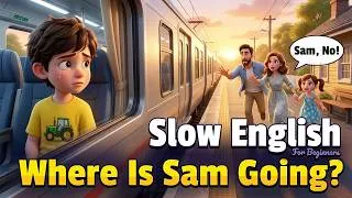 Thumbnail: Where Is Sam Going? | Easy English Listening for Beginners | (A2 Level)