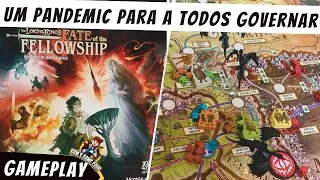 Thumbnail: O Senhor dos Anéis: Sina da Sociedade (Pandemic System) | Gameplay Solo + Regras