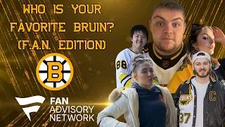 Thumbnail: Who's Your Favorite Bruin? w/ @Fanatics Boston F.A.N.