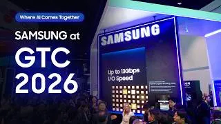 Thumbnail: Inside GTC 2026: Shaping the AI Future with NVIDIA | Samsung Semiconductor