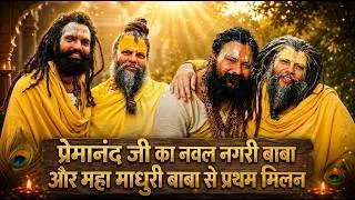 Thumbnail: प्रेमानंद जी का नवल नागरी बाबा और महा माधुरी बाबा से प्रथम मिलन | Full Movie
