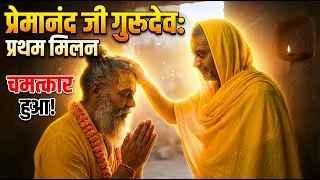 Thumbnail: Premanand Ji Meets His Gurudev | प्रेमानंद जी और गुरुदेव का प्रथम मिलन | निज मंत्र दीक्षा कथा #radha