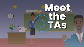 Thumbnail: Meet Billy and Rosie (the cartoon TAs)