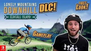 Thumbnail: Lonely Mountains: Downhill - Eldfjall Island DLC | GAMEPLAY | Nintendo Switch | FIRST LOOK!